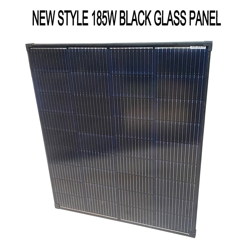 Monocrystalline Glass Solar Panel 120W 240W 360W 36pcs Solar Cell 125mm*125mm Solar Home System 12V 24V battery charging