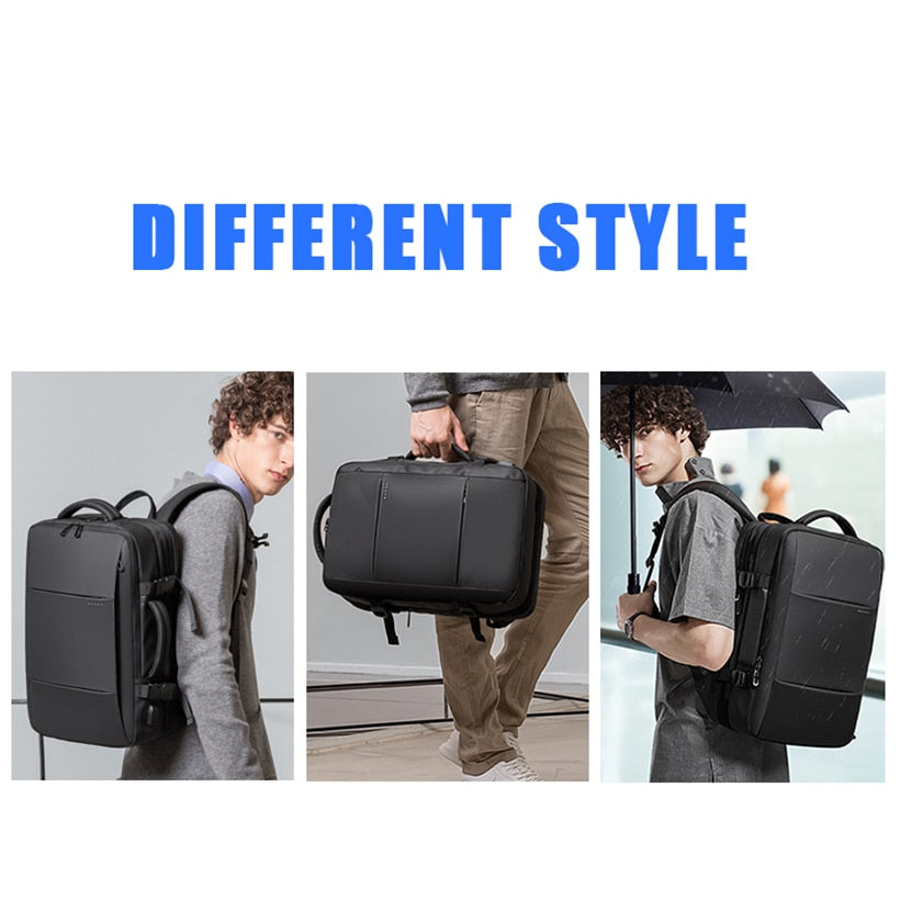 Grand sac à dos étanche USB pour homme, sac à dos pour ordinateur portable, sacs à dos scolaires, sac d'affaires masculin, sac à dos de voyage, marque 17.3, 37L, 45L