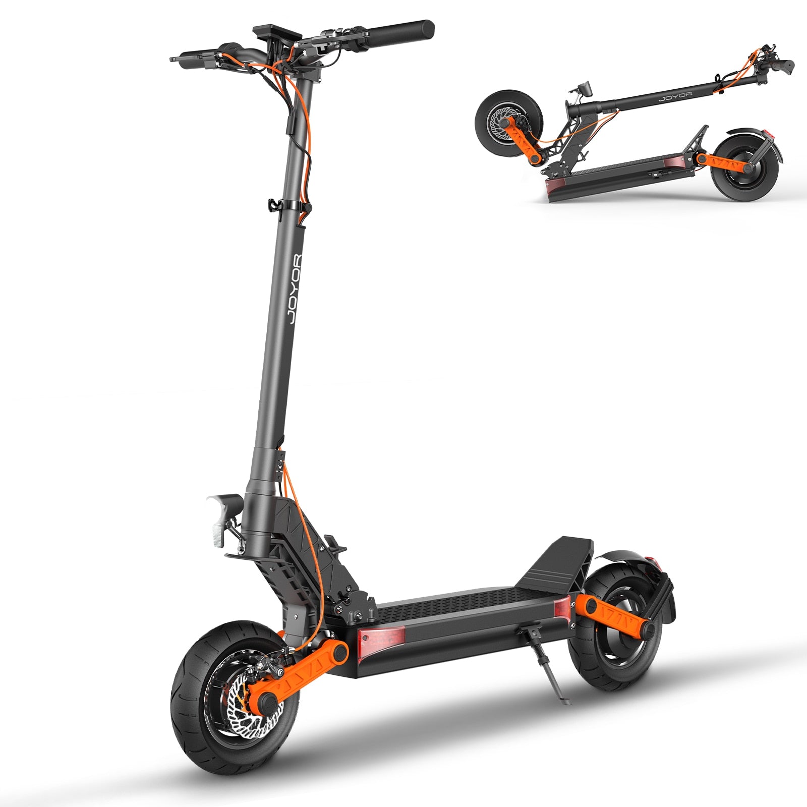 JOYOR S5 Electric Scooter For Adults Motor 600W Max Speed 31Mph 10 Inch 48V 13AH Battery Folding E-Scooter