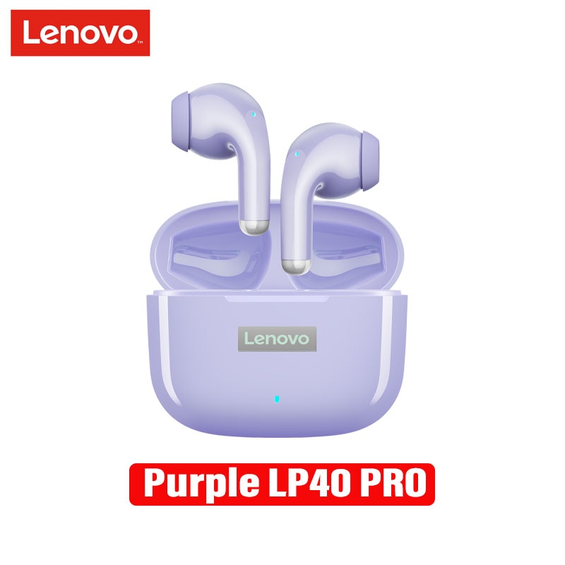 Original Lenovo LP40 Pro Headphones TWS Wireless Bluetooth Earphones Touch Control Sport Headset Stereo Earbuds For Android Ios