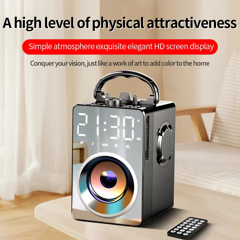Heavy Bass Bluetooth Speaker Portable 3D Stereo Subwoofer with Microphone Support Karaoke AUX TF FM Radio HIFI BoomBox