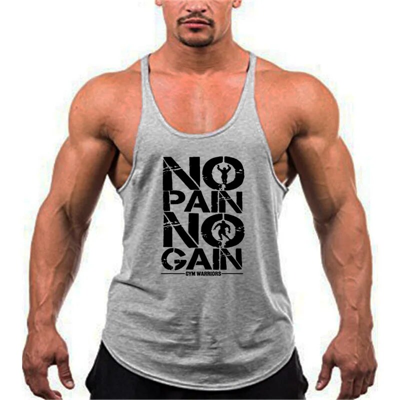 Gyms Workout Sleeveless Shirt Stringer Tank Top Men Bodybuilding Clothing