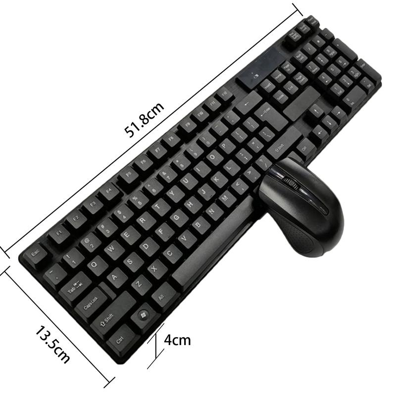 Wireless Optical Mouse And Keyboard Combo For PC Laptop Desktop Tablet Gam-ing 2.4G USB Keyboard Mouse Set Computer Accessories