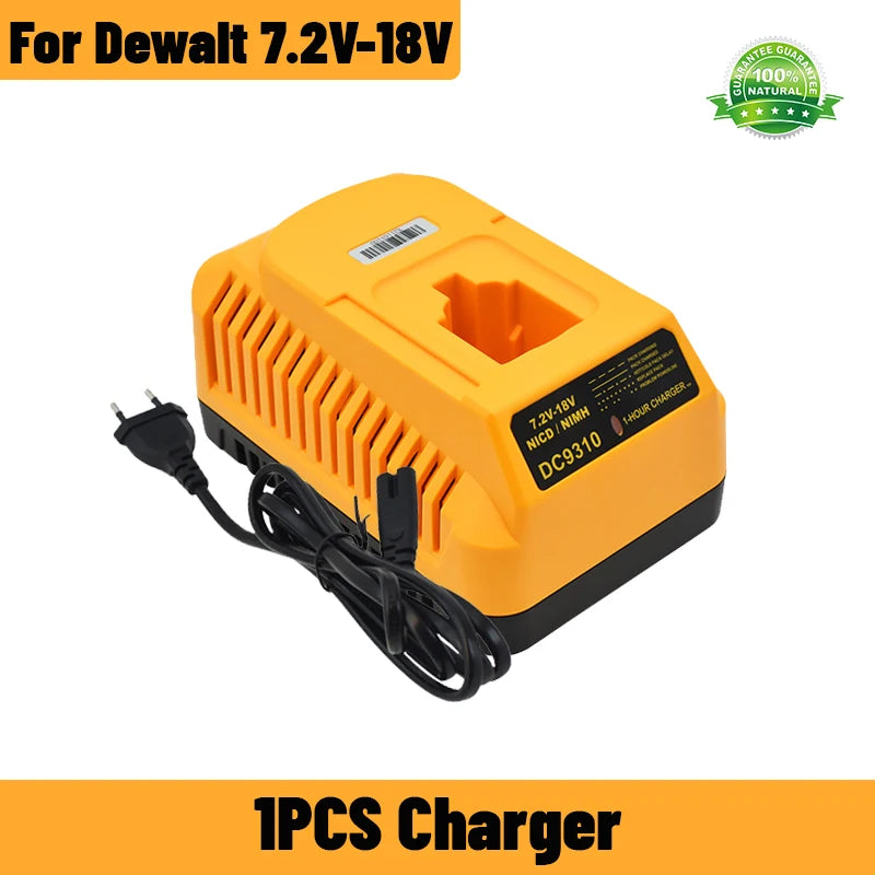 Ni-MH Replacement Battery for Dewalt 12V DC9071 Battery DW9071 DW9072 DC9071 DE9072 DE9074 DE9075 Power Tool Battery+Charger