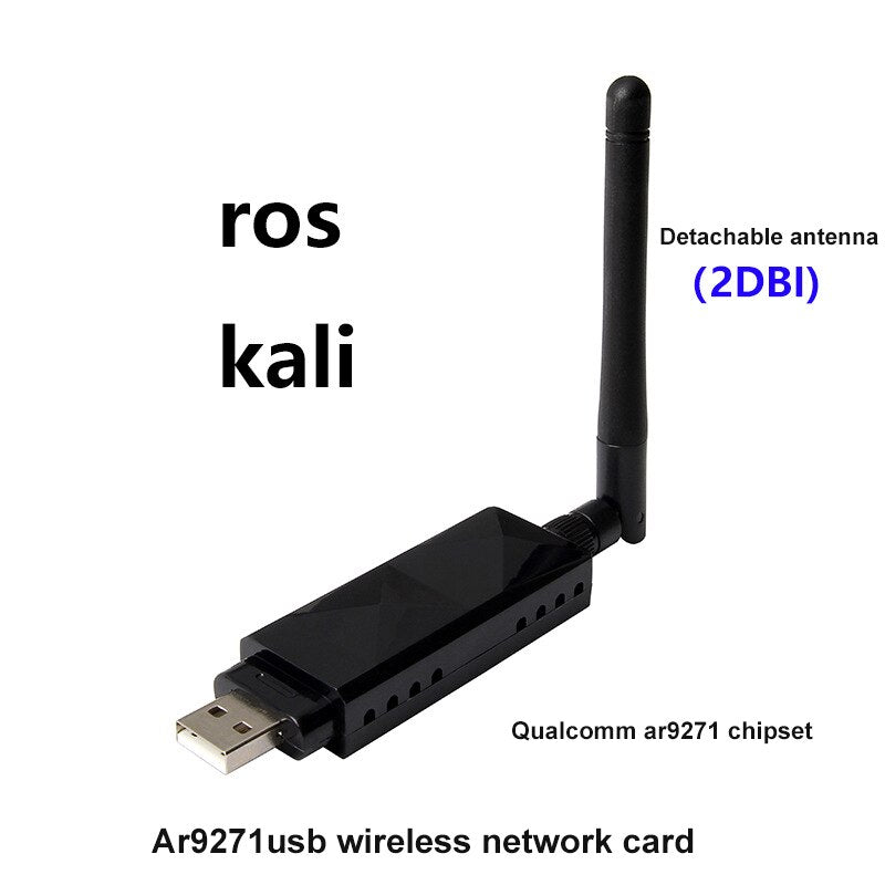 AR9271 USB Wireless Network Card Ros Kali Ubuntu Linux TV Computer Raspberry Wireless Network Card WirelessUSB Adapter