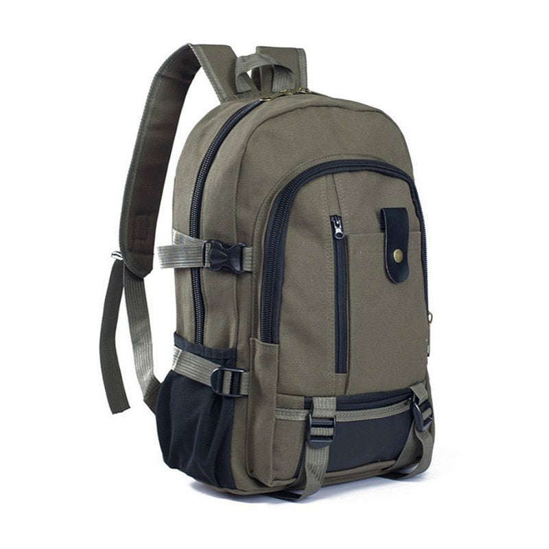 Travel Backpack Men Tactical Militari Mountaineering Bag Men Canvas Large Capacity Backpacks Outdoor Camping Bag Computer Bag