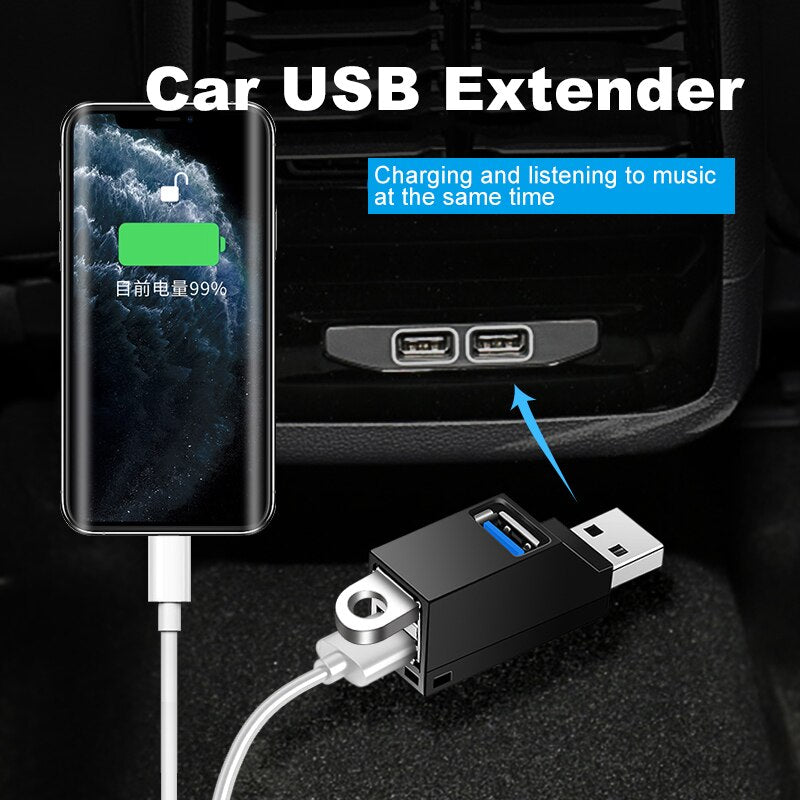 USB 3.0 Hub 3 Ports Portable Fast Data Transfer USB Splitter for Computer Laptop Docking Station 2.0 Hub Adapter PC Accessories