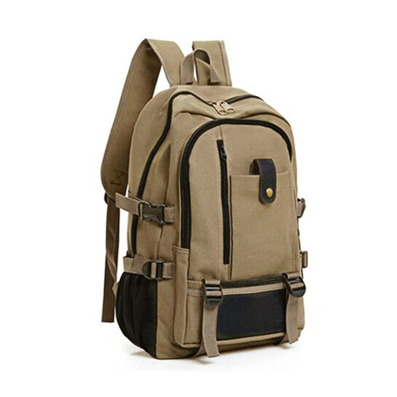 Travel Backpack Men Tactical Militari Mountaineering Bag Men Canvas Large Capacity Backpacks Outdoor Camping Bag Computer Bag