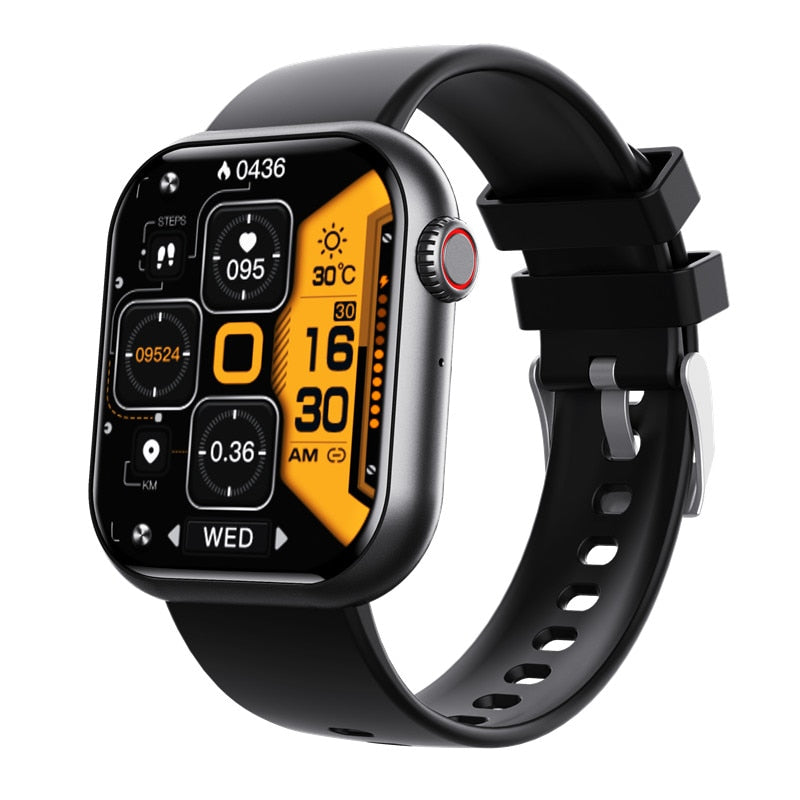 F57 Smart Watch 1.91Inch Screen Bluetooth Call Blood Glucose Blood Pressure Temperature Heart Rate Monitoring Menstrual Period