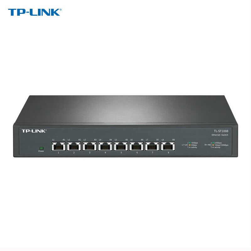 Tp-link Tl-st1008 10gbe Switch 10 gigabit switch 10000mbps Core Lan 8*10gbps RJ45 port Network Ethernet Hub NAS MESH