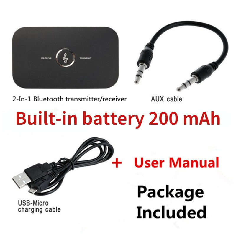 Upgraded Bluetooth 5.0 Audio Transmitter Receiver RCA 3.5mm AUX Jack USB Dongle Music Wireless Adapter For Car PC TV Headphones