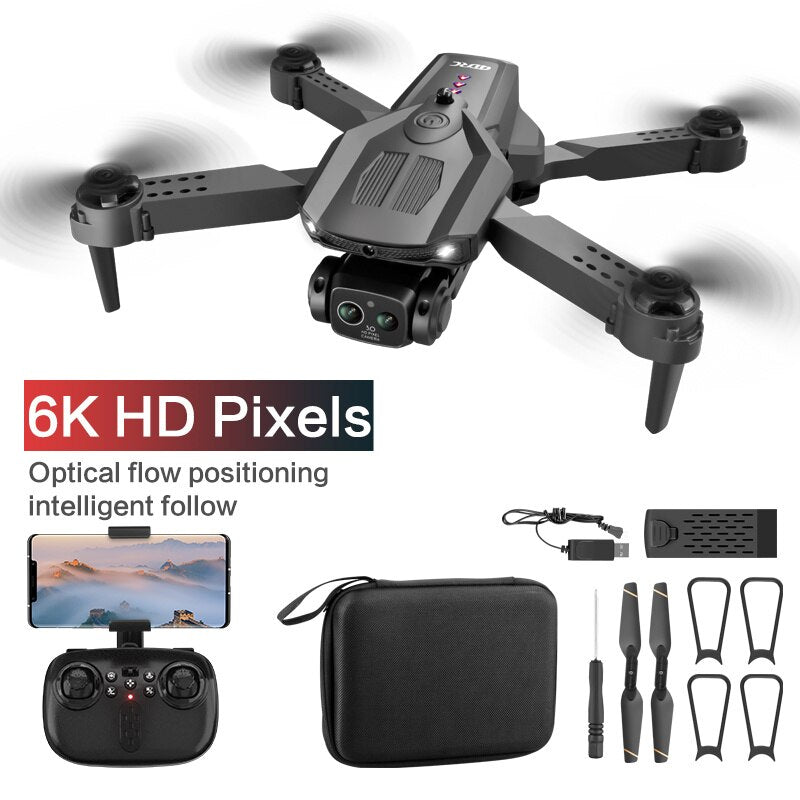 New Drone with Camera 8K WIFI FPV Dron 4K Professional Obstacle Avoidance Optical Flow Positioning RC Quadcopter Aircraft Toys