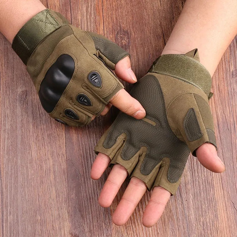 Half Finger Men's Gloves Outdoor Military Tactical Gloves Sports