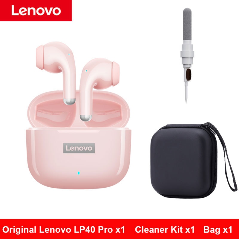 Original Lenovo LP40 Pro Headphones TWS Wireless Bluetooth Earphones Touch Control Sport Headset Stereo Earbuds For Android Ios