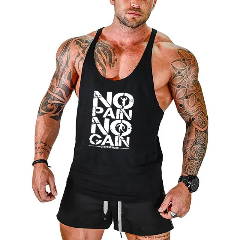 Gyms Workout Sleeveless Shirt Stringer Tank Top Men Bodybuilding Clothing