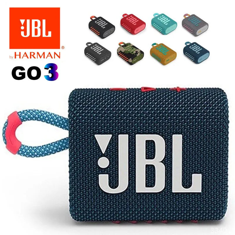 Original JBL Original Go 3 Portable Bluetooth Speaker Powerful Bass Subwoofers Mini Wireless Speaker Stereo Sound Mode JBL GO3