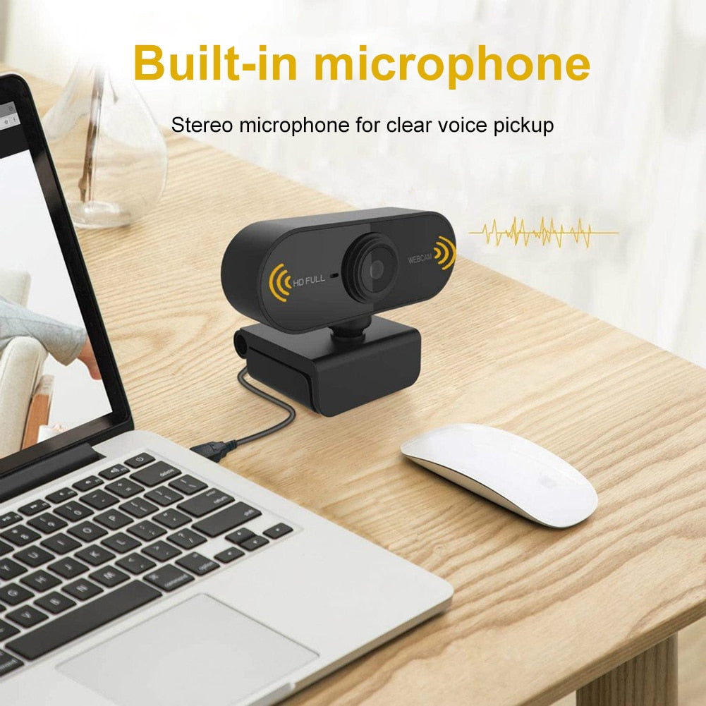 Webcam 1080P Full HD Web Camera With Microphone USB Plug Web Cam For xp2 vista win7 win8 win10 MAC Os Linux Computer System