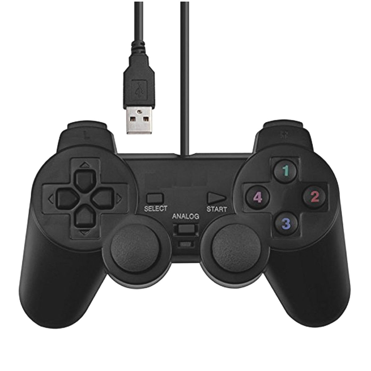 1PCS Dual Vibration USB Wired Controller for Windows 7/8/10 Gamepad Joystick for PC Windows Linux Desktop Laptop