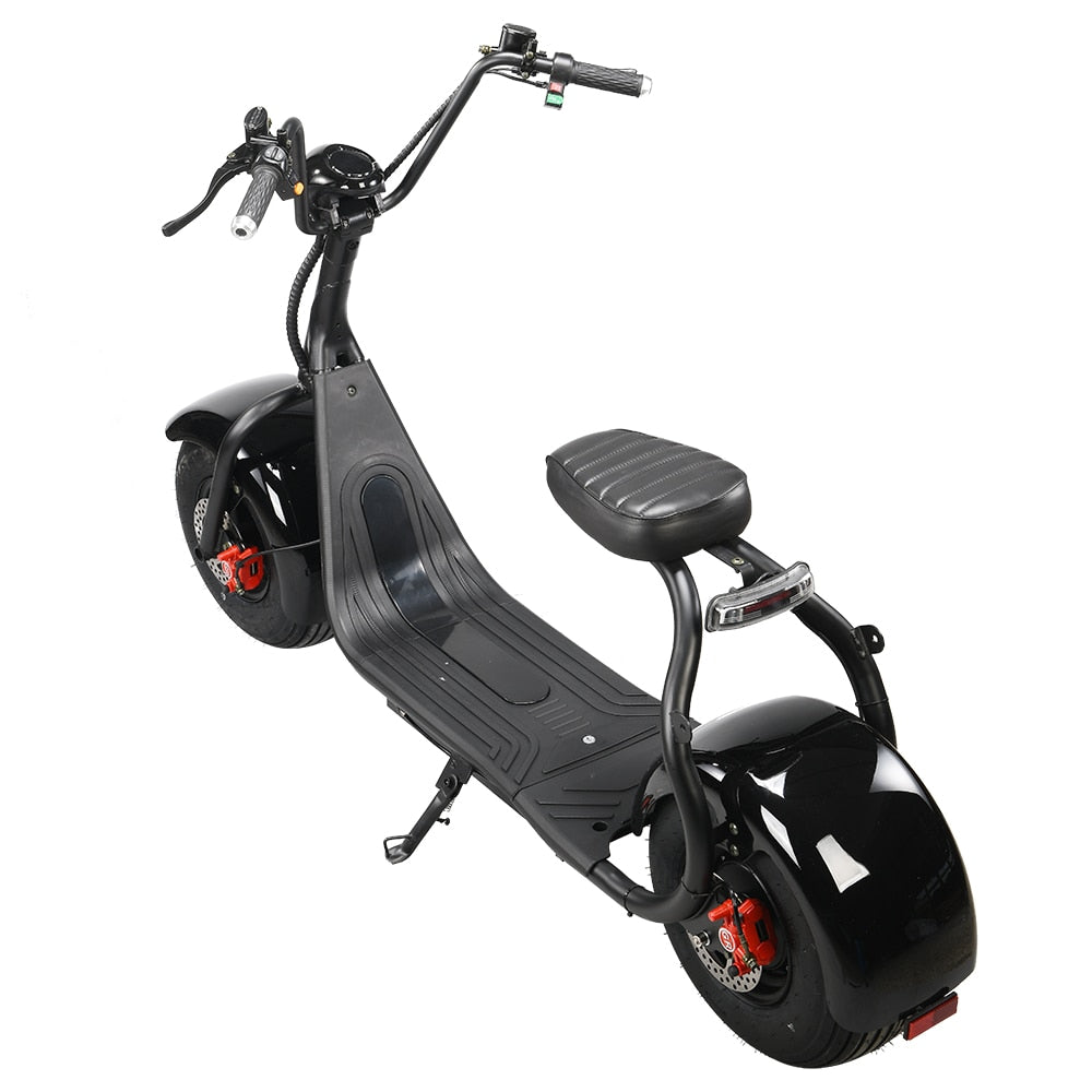 Citycoco Electric Scooter 2000W Motor 60V12AH Lithium Battery 2 Wheel Scooter Suitable For Adults To Work And Commute Outdoors