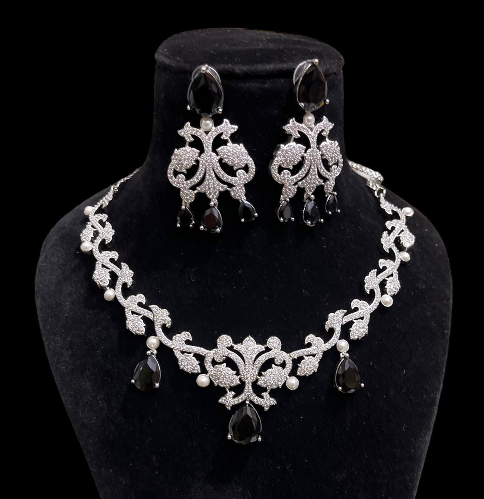 High quality American Diamond Necklace set