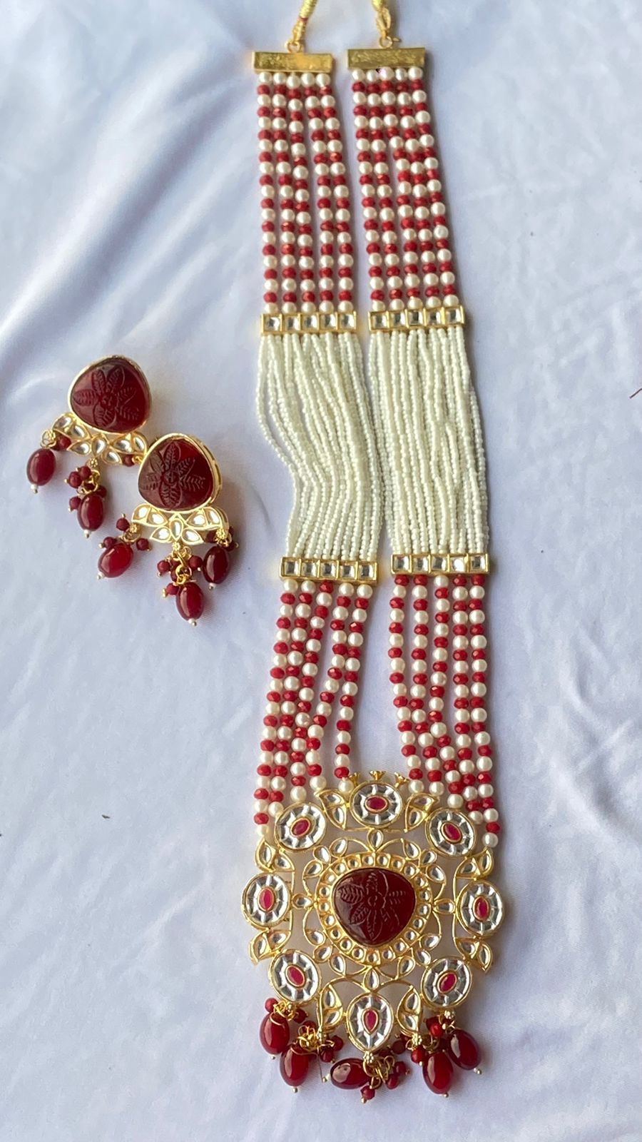 Long pendant set with Earings