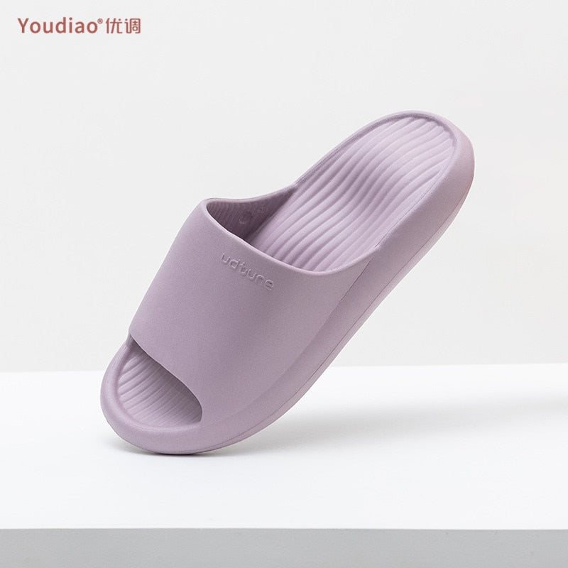 UTUNE EVA Slippers Men Shoes Indoor Bathroom Slides Summer Thick Sole Soft Non-slip Women Slipper Sandals Platform Shoe Men