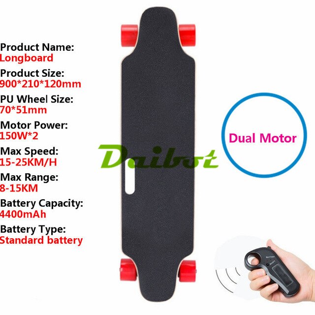 Ship from USA warehouse Four Wheel Electric Scooters Boost Electric Skateboard Wireless Remote Controller Scooter Plate Board