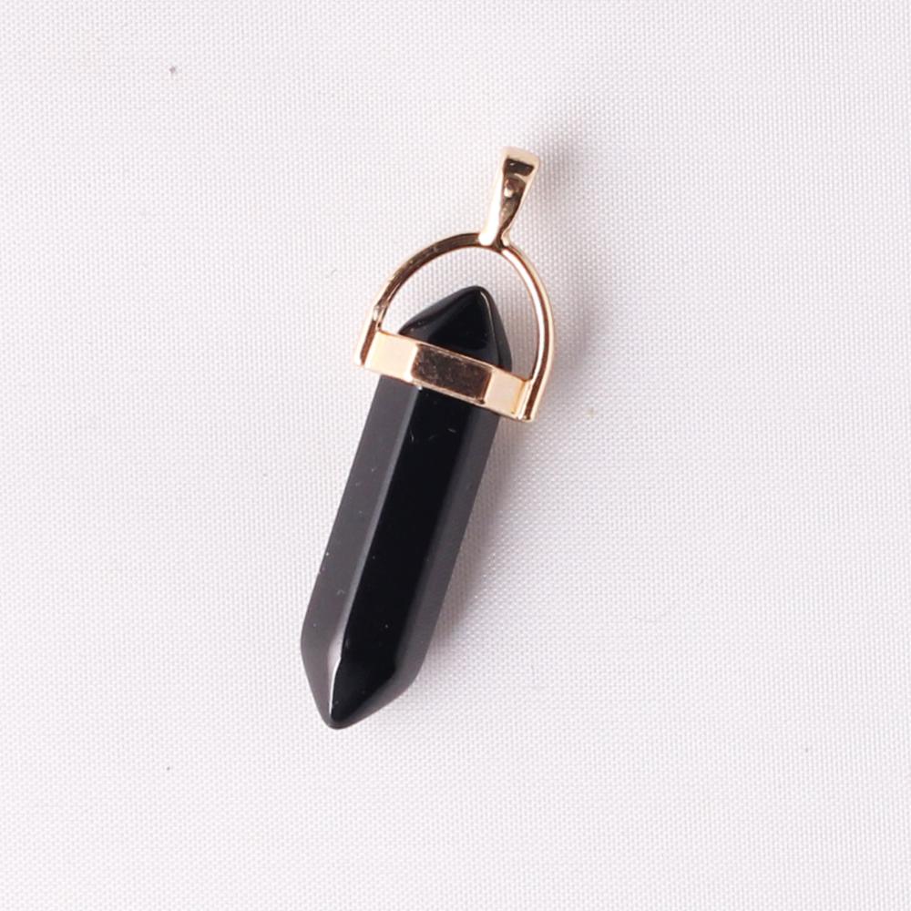 50pcs/lot Gold Zinc Alloy Amethysts Pendants For Jewelry Making Natural Stone Necklace Pendant Druzy Reiki Pendulum Amulet