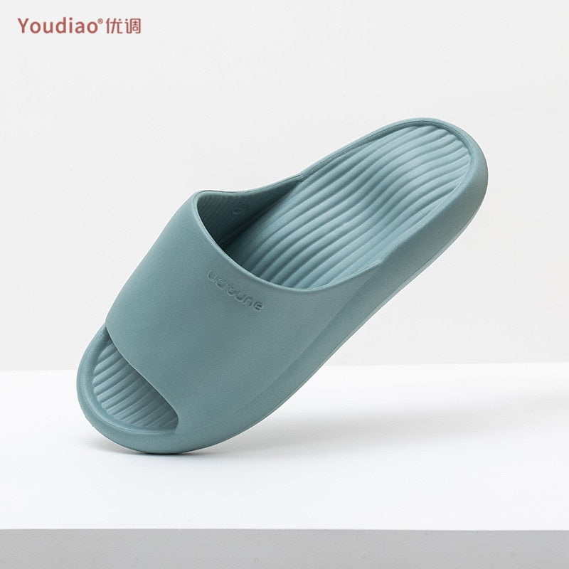 UTUNE EVA Slippers Men Shoes Indoor Bathroom Slides Summer Thick Sole Soft Non-slip Women Slipper Sandals Platform Shoe Men