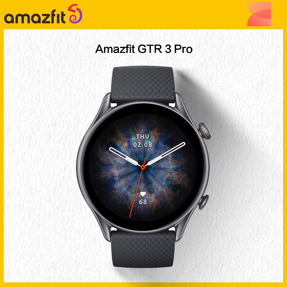 Amazfit GTR 3 Pro GTR3 Pro GTR-3 Pro Smartwatch AMOLED Display Zepp OS App 12-day Battery Life Watch for Andriod