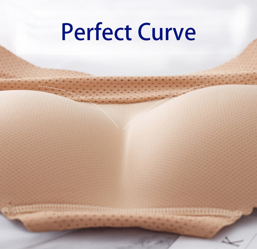 women Padded Seamless Butt Hip Enhancer Shaper Buttocks Butt Pads Buttocks Panties  With Push-up Lifter Lingerie Underwear