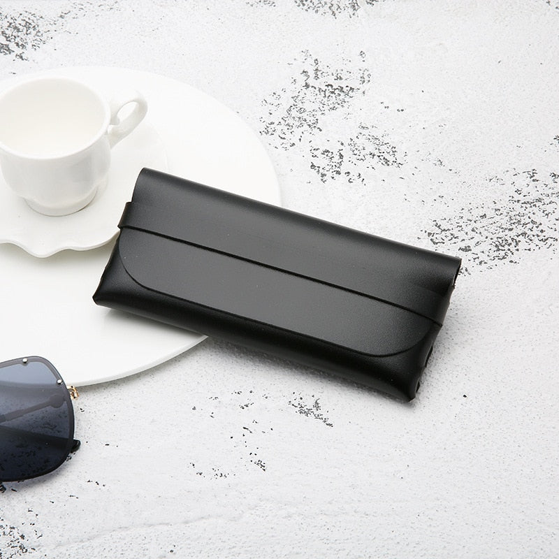 Glasses Case Women Leather Soft Glasses Bag Fashion Portable Sunglasses Box Bag Accessories Eyeglasses Case Sunglasses Box