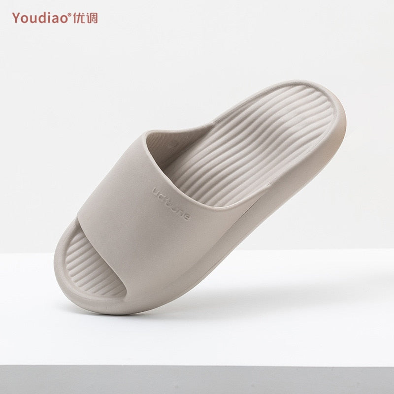 UTUNE EVA Slippers Men Shoes Indoor Bathroom Slides Summer Thick Sole Soft Non-slip Women Slipper Sandals Platform Shoe Men