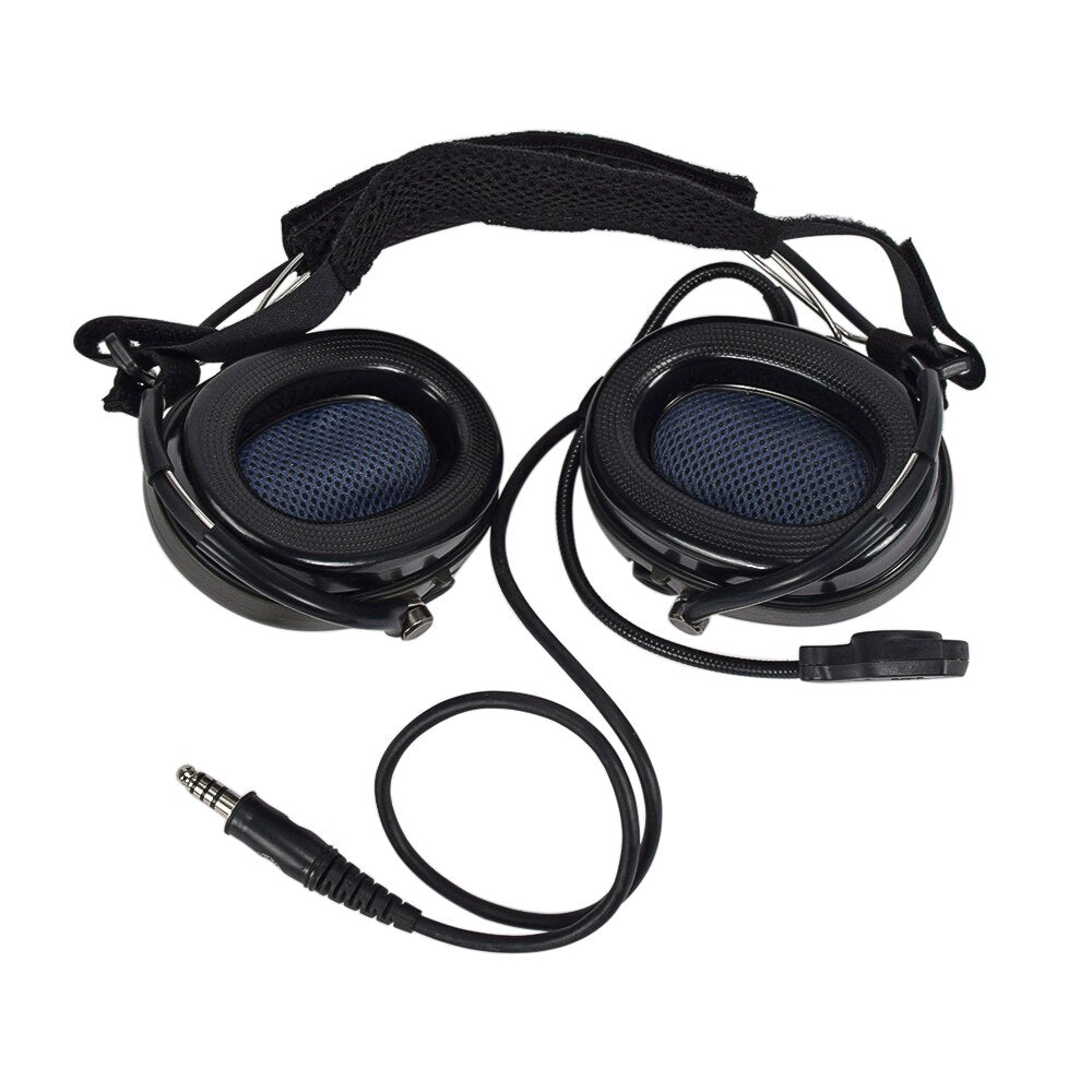 Z Tactical Softair Pilot Headset Comtac TCI Liberator II Neckband Sordin Thoradin Pickup Noise Canceling Hunting Headphones Z039