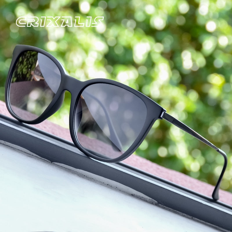 CRIXALIS Vintage Women&#39;s Sunglasses Polarized Classic Anti Glare Driving Sun Glasses For Men Luxury Brand Designer Shades Female