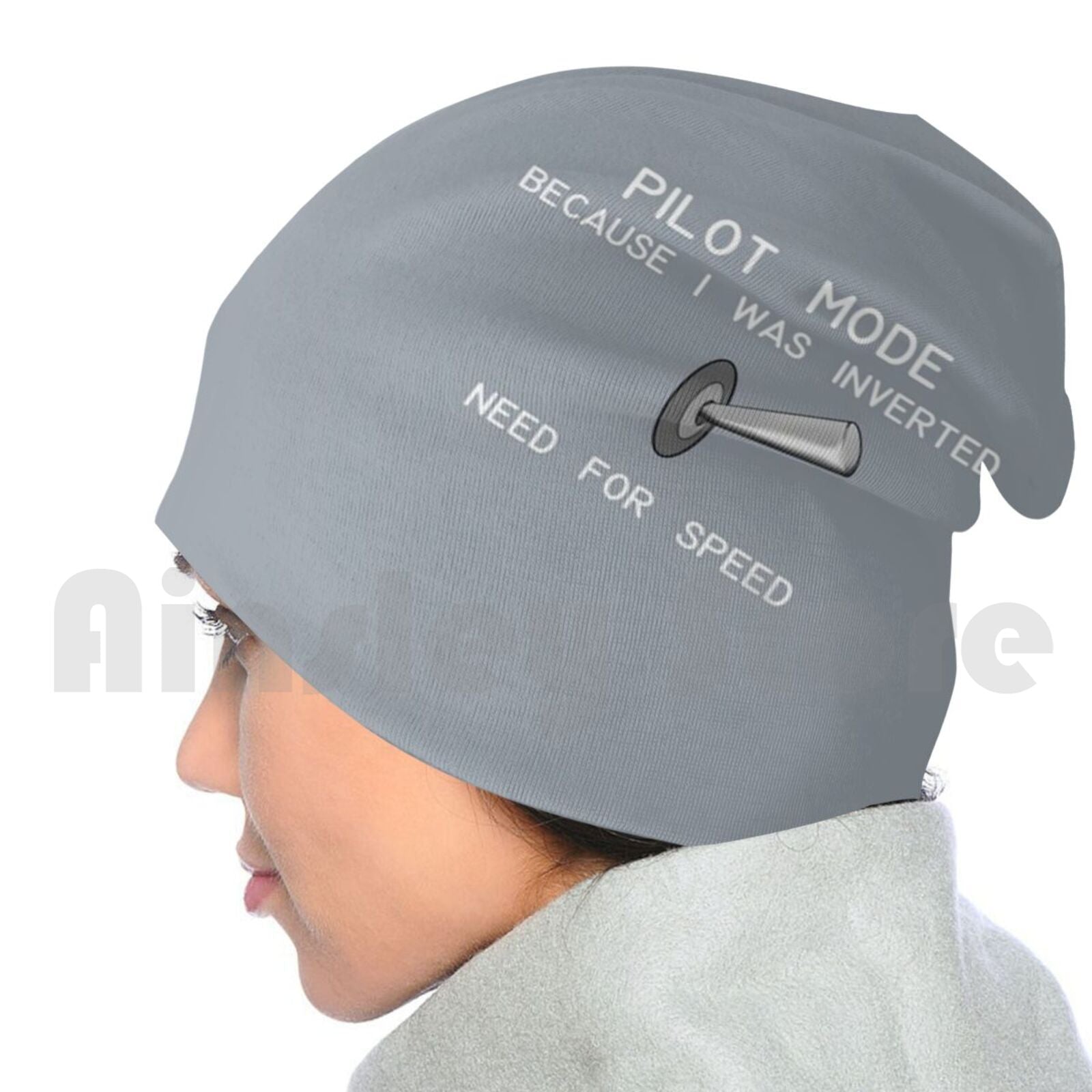 Cockpit Seatbelt Sign Switch-Pilot Mode , Need For Speed , Because I Was Inverted Beanies Knit Hat Hip Hop Avgeek