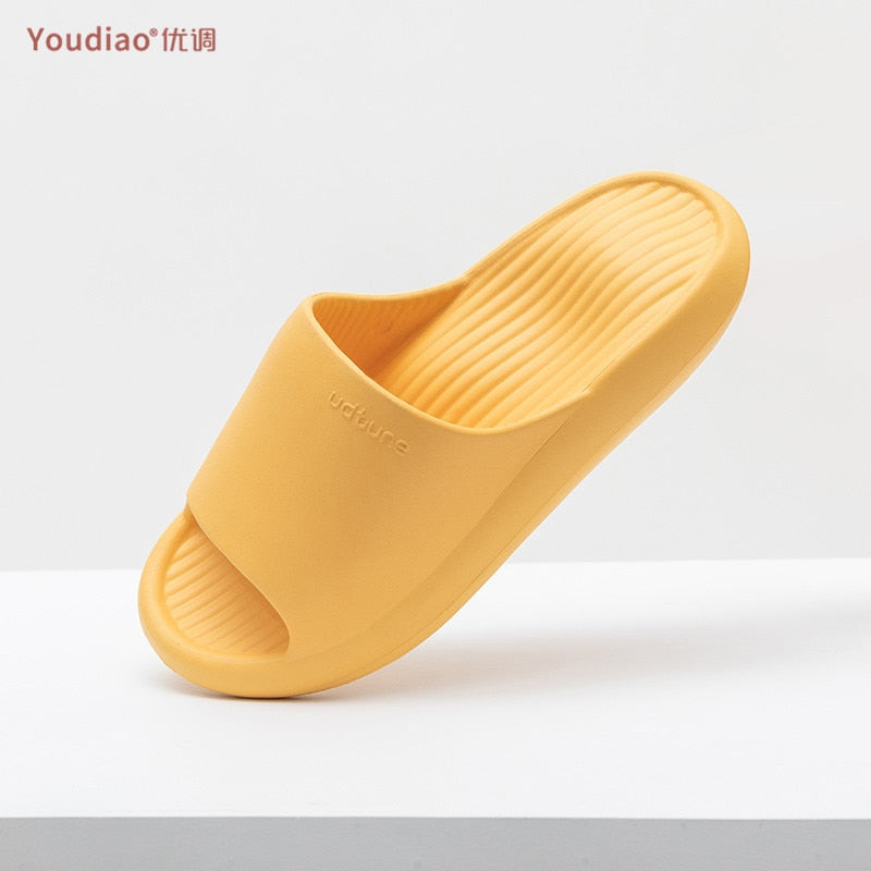 UTUNE EVA Slippers Men Shoes Indoor Bathroom Slides Summer Thick Sole Soft Non-slip Women Slipper Sandals Platform Shoe Men