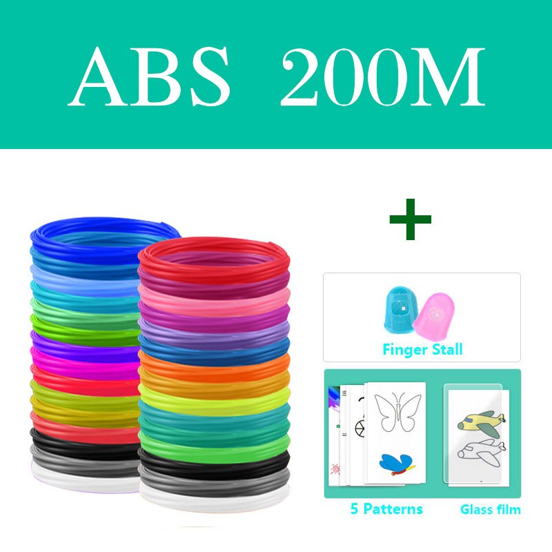 3D Pen Filament  1.75mm PLA , Printing Filament, Printing Thread, With Patterns And Copy Board ,KIDS GIFT