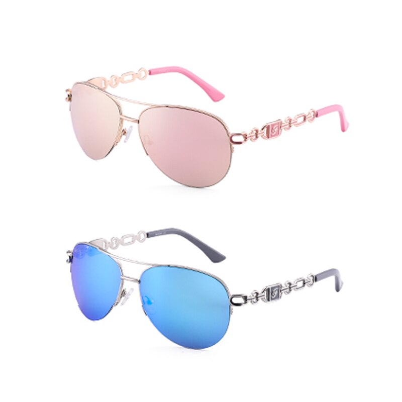 FENCHI Pink Sunglasses Women 2021 Pilot Vintage Female Sun Gasses UV 400 White Shades Zonnebril Dames Oculos Feminino De Sol