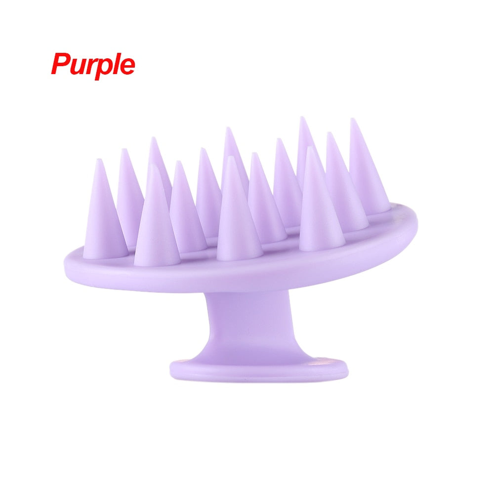 Silicone shampoo scalp hair massager shampoo massage comb bath massage brush scalp massager hair shower brush comb care tool