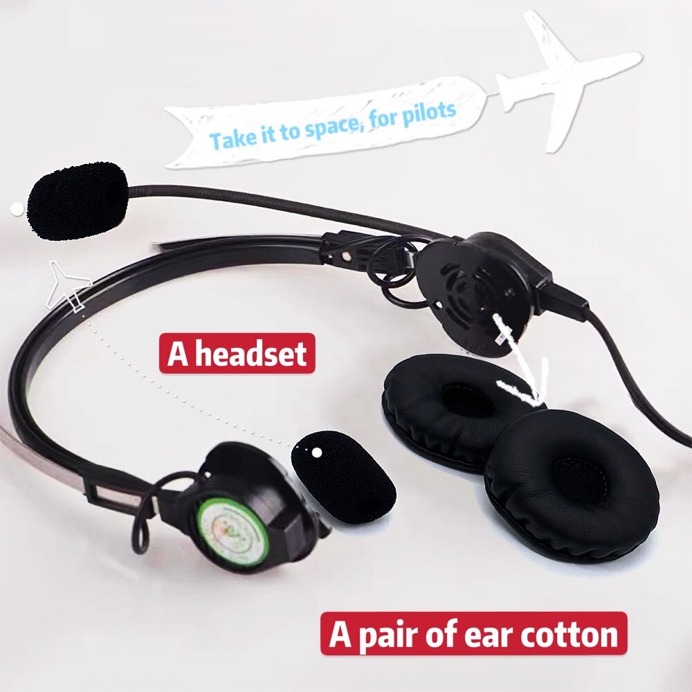 Earpads for TELEX AIRMAN Series 750 760 850 Headset bag Earmuff Cover Cups Sleeve pillow Headphones Repair Parts pilot aviation