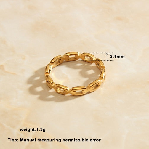 SOMMAR Trendy 18KGP  Gold color ring HOT  selling  summer female  for women circular opal christmas gift