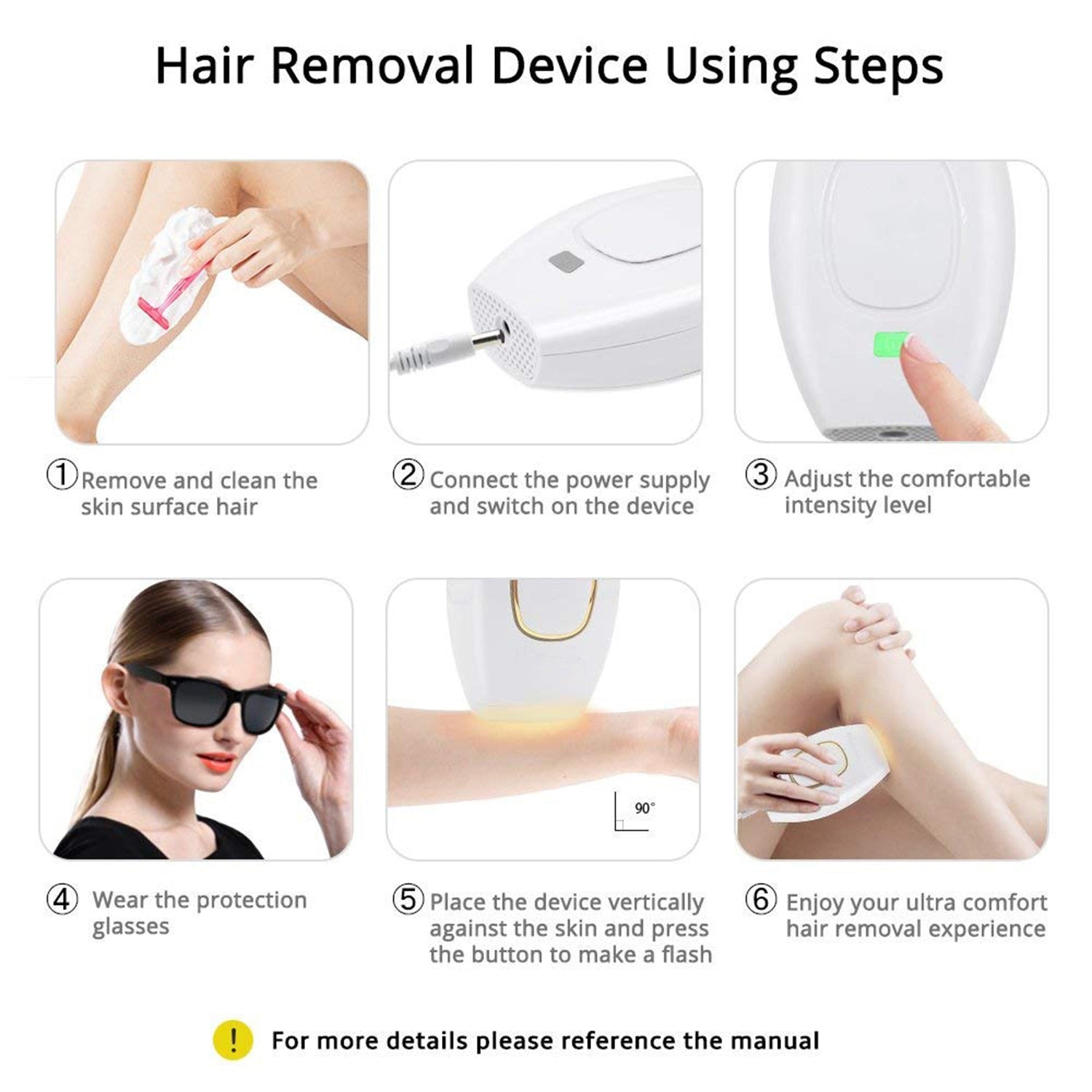 IPL Device Hair Removal Epilator for Women 500000 Flashes Epilator Hair Remover Shaving Machine Facial Epilator Women&#39;s Shaver