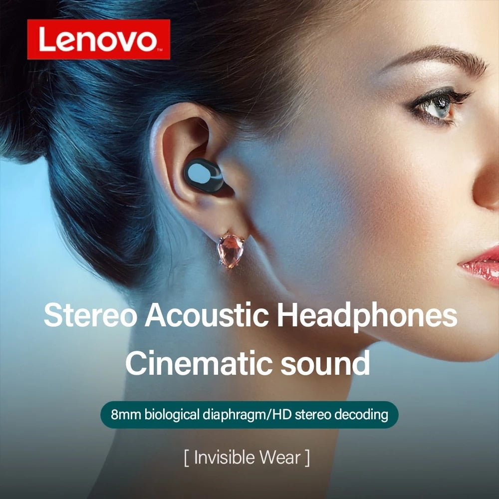 Lenovo Original XT91 Wireless Bluetooth Headphones AI Control Gaming Headset Stereo bass With Mic Noise Reduction TWS Earphone