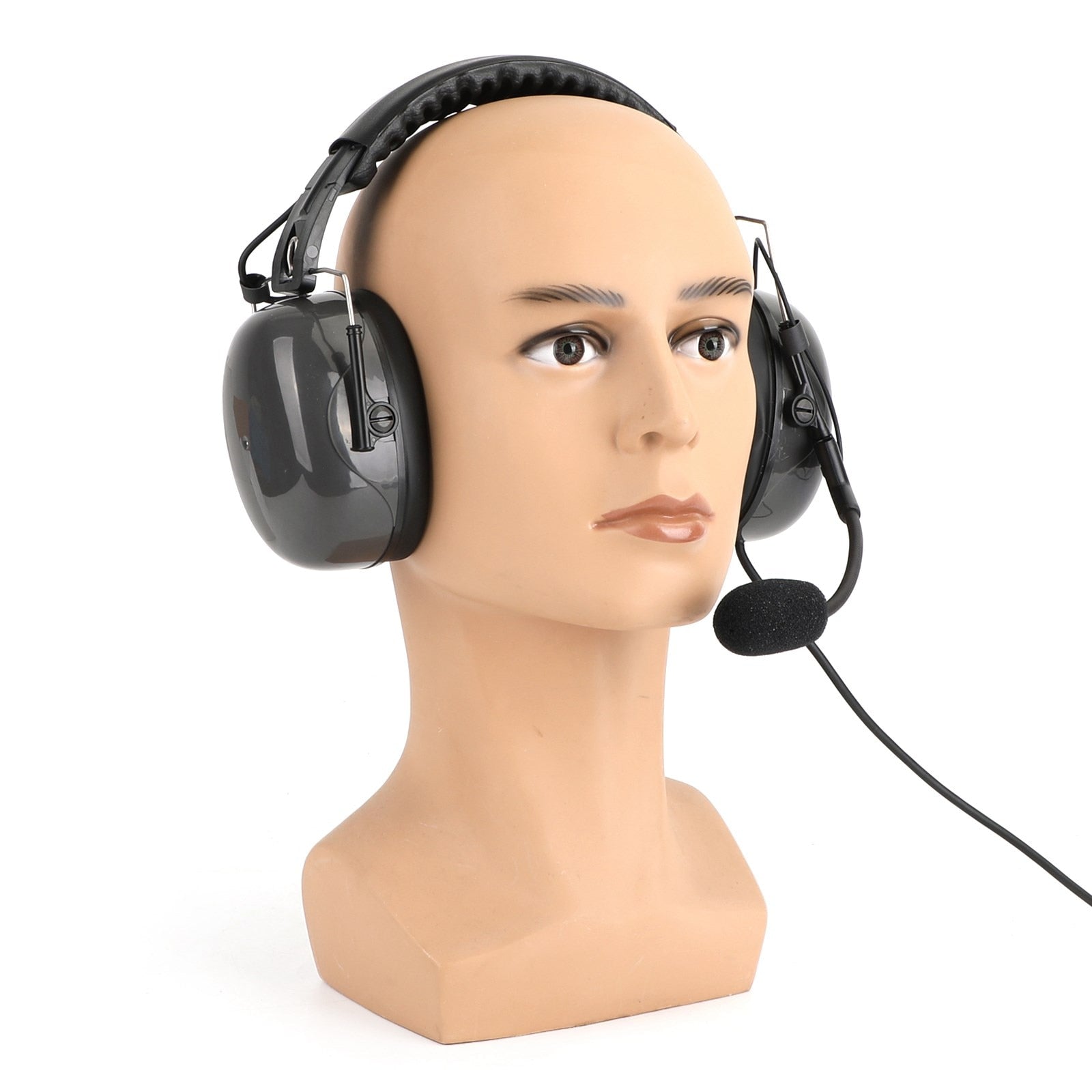 Artudatech Aviation Headset Noise Cancelling Pilot Headset 7.1mm Plug Excellent Acoustic Design Earphone