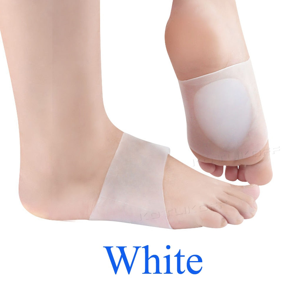 Silicone Gel Arch Support Soft Insoles Pad Pain Relief Plantar Fasciitis Ergonomic Massage Protection Flat Feet Orthotic Bandage