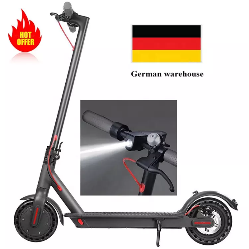 500W Electric Scooter APP Smart Adult Electric Scooters 8.5 Inch EU US Stock 36V 10.4Ah 45KM Range Foldable E Scooter