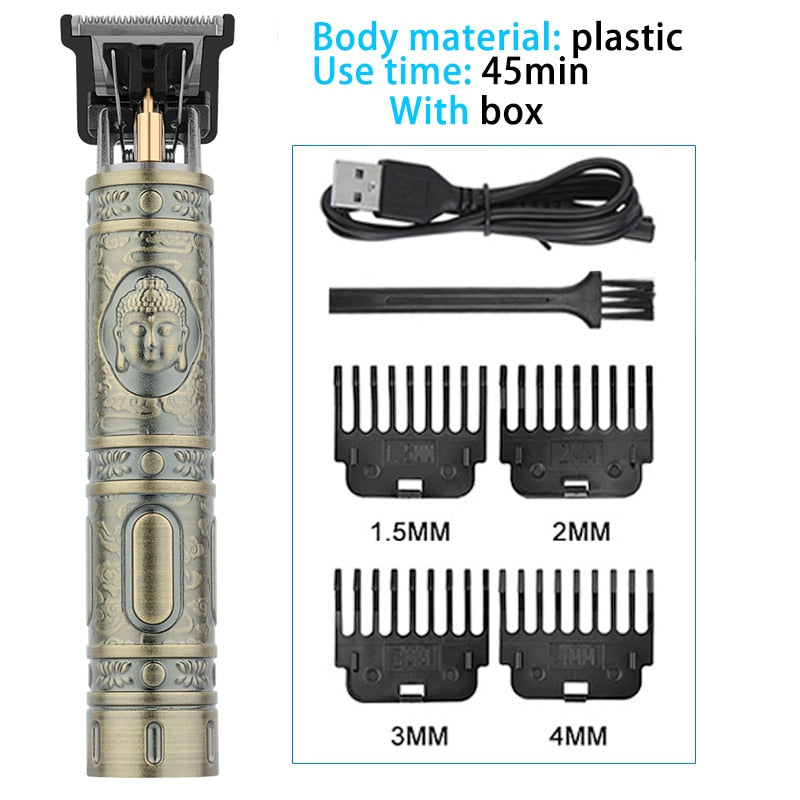 2022 New T9 Electric Hair Clipper Hair Trimmer For Men USB Rechargeable Electric Shaver Beard Barber Adults Hair Cutting Machine