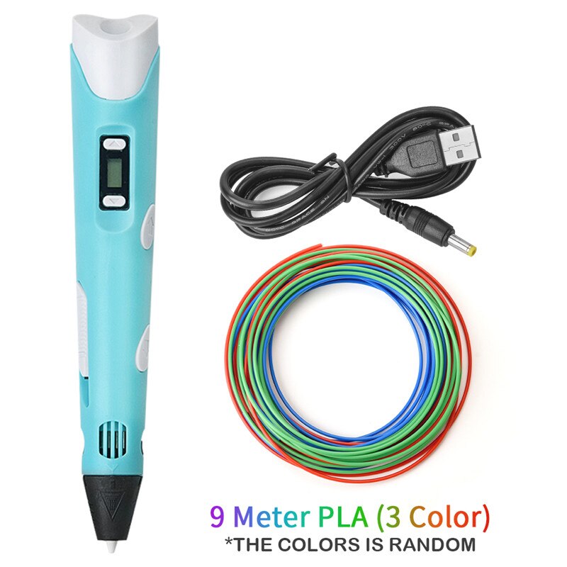 DIY 3D Printing Pen 5V 3D Pen Pencil 3D Drawing Pen Stift PLA Filament For Kid Child Education Hobbies Toys Birthday Gifts