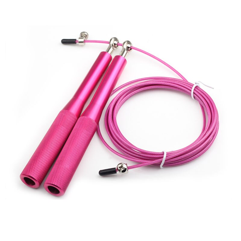 Bearing Jump Rope Excercise Fitness Workout Light Skipping Ropes Metal Speed Crossfit Gym MMA Training Children Equipment